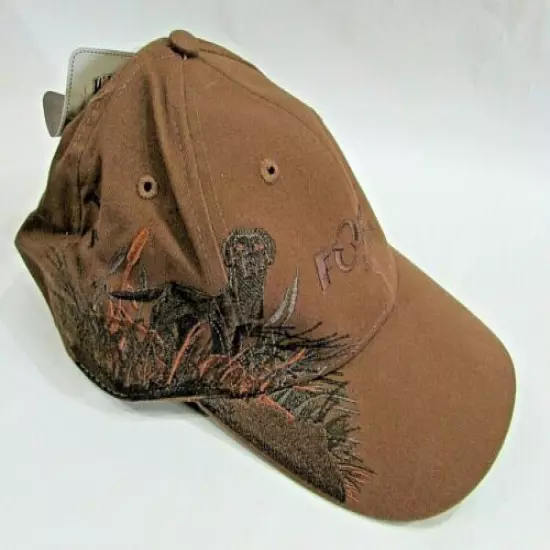 New Force America Hunting Dog Dri Duck Wildlife Dark Khaki Cotton Hat FREE S/H