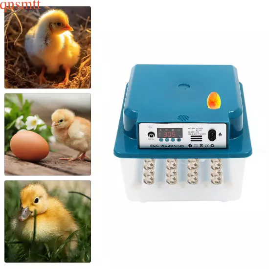 16-Eggs Digital Incubator Automatic Bird Egg Incubator Hatching Brooding Machine