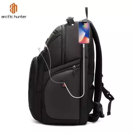 ARCTIC HUNTER Capacity Waterproof Laptop Business Backpack Men school Travel bag