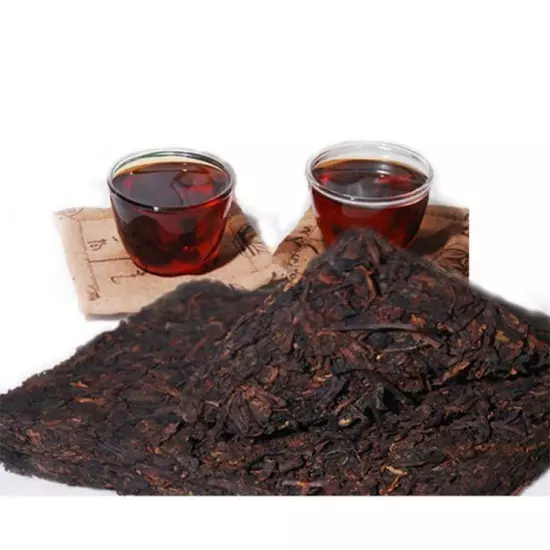 Promotion 200g Ripe Pu'er Chinese Puer Tea Brick tea Old Shu Pu-erh Ancient Tree