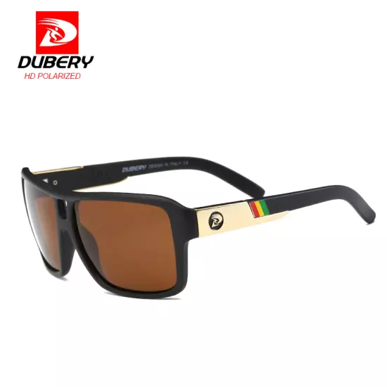 DUBERY Polarized Sport Sunglasses Men Women Driving Fishing Oversize Glasses New