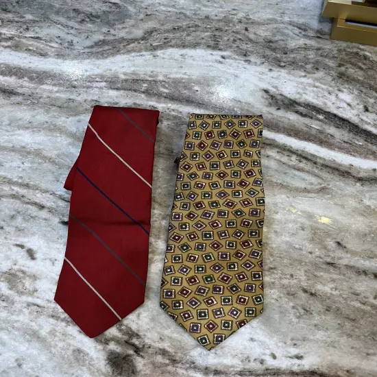 Robert Talbot For Nordstrom Silk Neck Tie Men's Lot Of 2 end Of Sunmer Sale￼