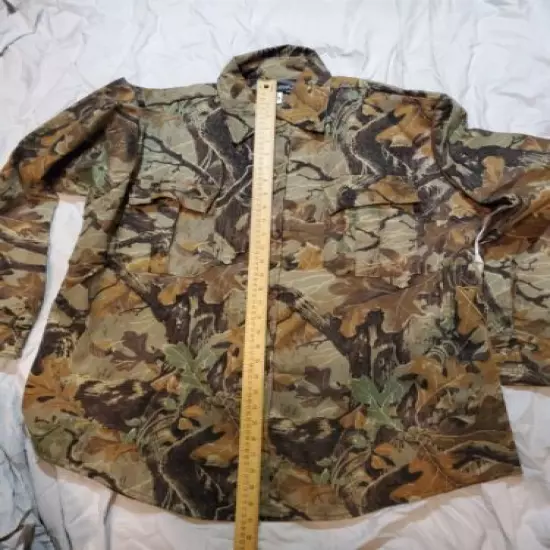 ALL WEATHER FOLIAGE LEAF LEAVES CAMOUFLAGE HUNTING AIRSOFT SNIPER JACKET LARGE