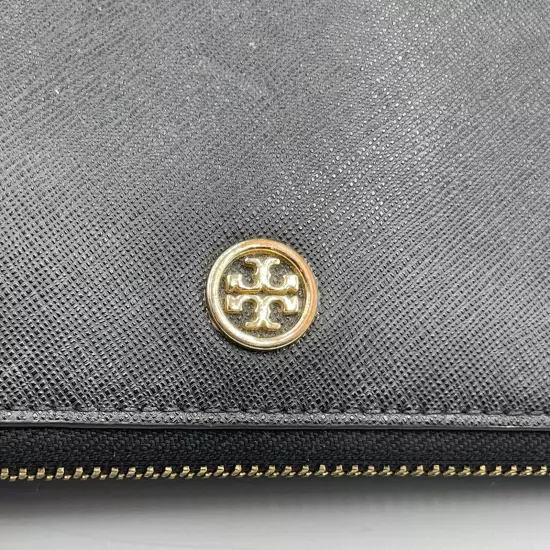 Tory Burch Carson Zip Continental Wallet Good Preowned Condition Ships Fast