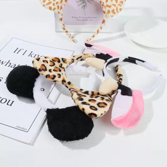 Dog Zebra Cartoon Animals Ears Headband Party Supply Hair Accessories Hair Band