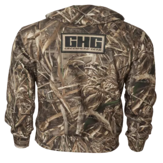 NEW AVERY GHG GREENHEAD GEAR COTTON HOODIE - HOODED SWEAT SHIRT - GHG LOGO