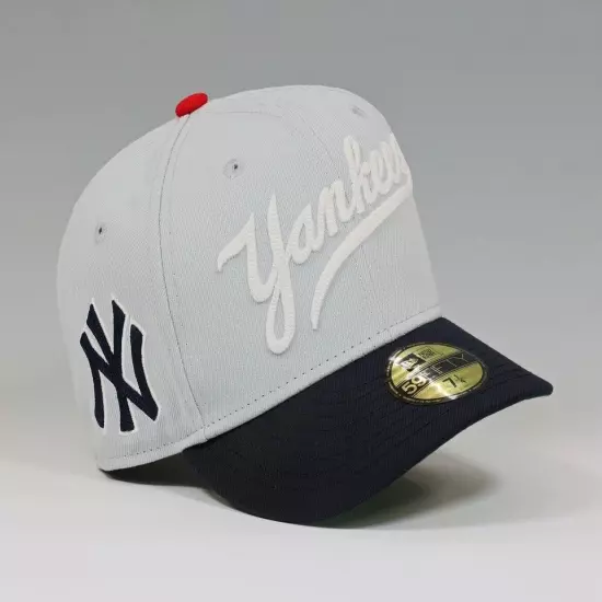 7 1/2 Myfitteds New York Yankees Drop Needle Chain StitchedGITD New Era