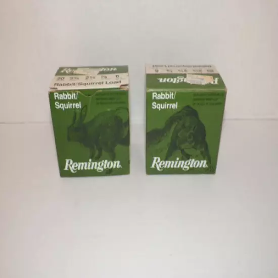 Vintage Remington Rabbit & Squirrel 20 GA Shotgun Shell Empty Box no ammo nice