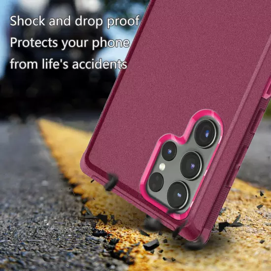 For Samsung Galaxy S24 S23 S22 S21 Ultra Plus S23 FE Shockproof Phone Case Cover