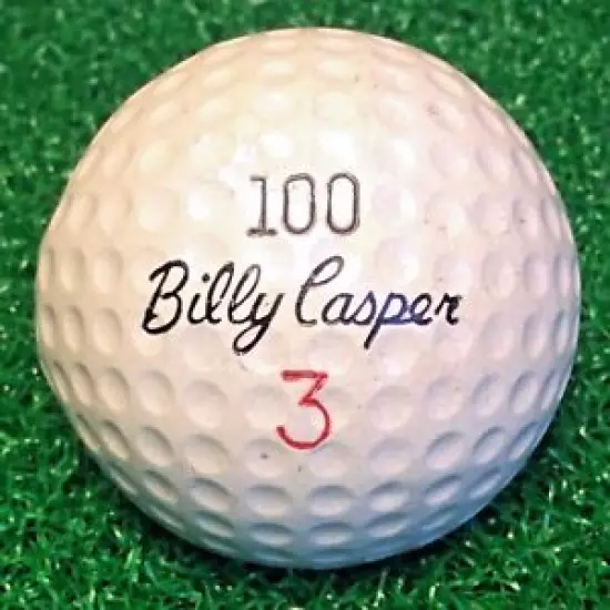 Vintage WILSON BILLY CASPER 100 Cadwell Cover GOLF BALL #3