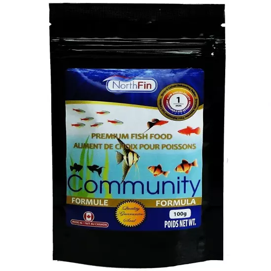 NorthFin Community Formula 1mm Pellets 100g Premium Freshwater Fish Food