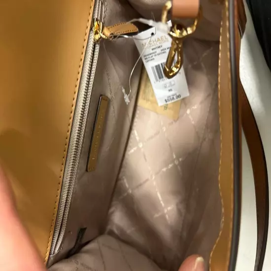 Michael Kors Whitney MD Flap TH Satchel Deer Multi