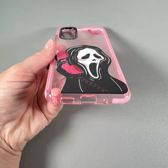 HALLOWEEN MOVIE SCREAM answering phone Case for Galaxy S20 | Translucent Pink