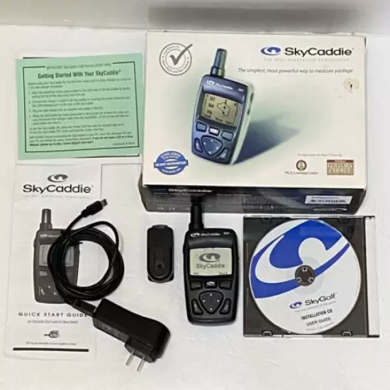 Sky Caddie SG2 Rangefinder Sky Golf GPS, Installation CD,power cord/USB