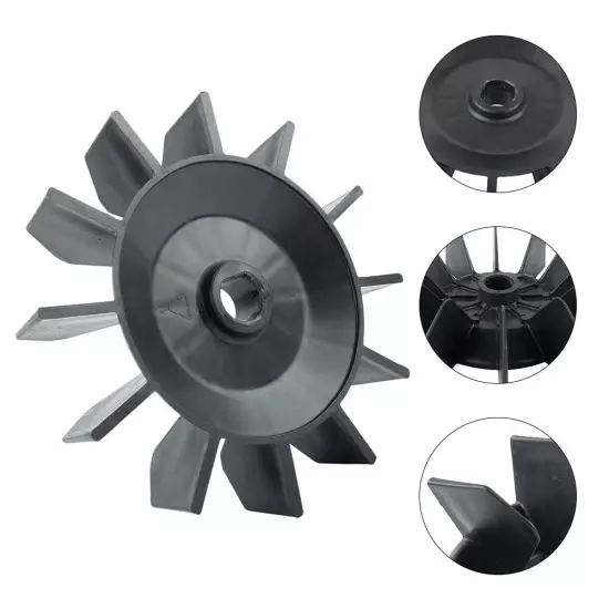 Air Compressor Accessories Fan Blade 1pcs 211mm 5P Black Engineering Plastic