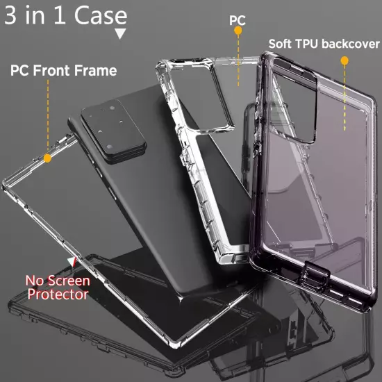 For Samsung Galaxy S20/S20+/S20 Ultra 5G Case Clear Phone Cover / Accessories