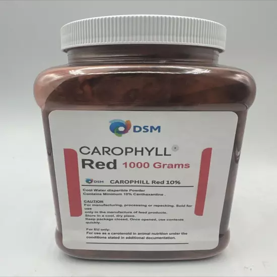 WHOLESALE Red Carophyll - cantaxanthin 10 % DSM 1 KILO 2.2 lbs for Canaries 