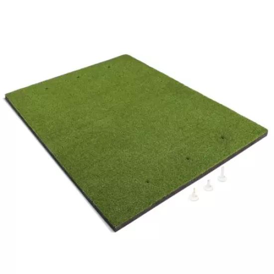 GoSports Golf Hitting Mat | PRO 5x4 Artificial Turf Mat for Indoor/Outdoor