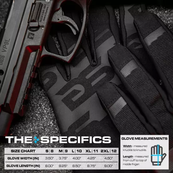 [Glove Station]The Impulse Full Finger Tactical Shooting Gloves Military Gear