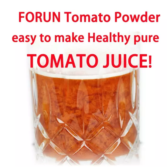 FORUN Pure Tomato Powder 1KG - Fresh Red, Tasty Flavour