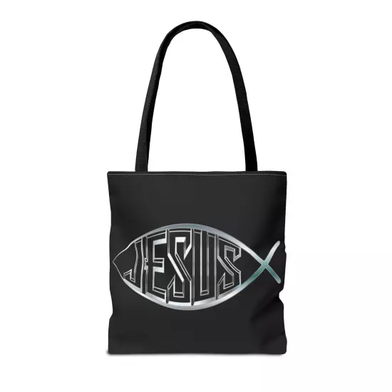 Tote Bag (AOP) - Jesus Fish