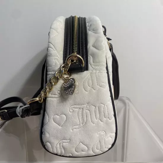 JUICY COUTURE Vintage Dreams Satchel Bag Angel white Chocolate BNWT & Beautiful 