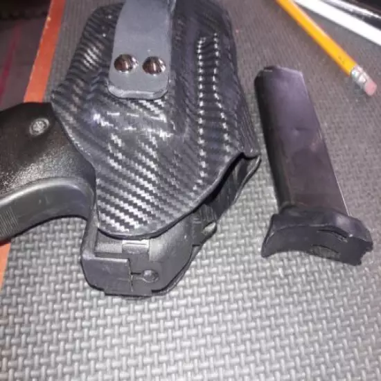  Hi-Point 9mm/380 W/built in mag carrier kydex holster CARBON FIBER