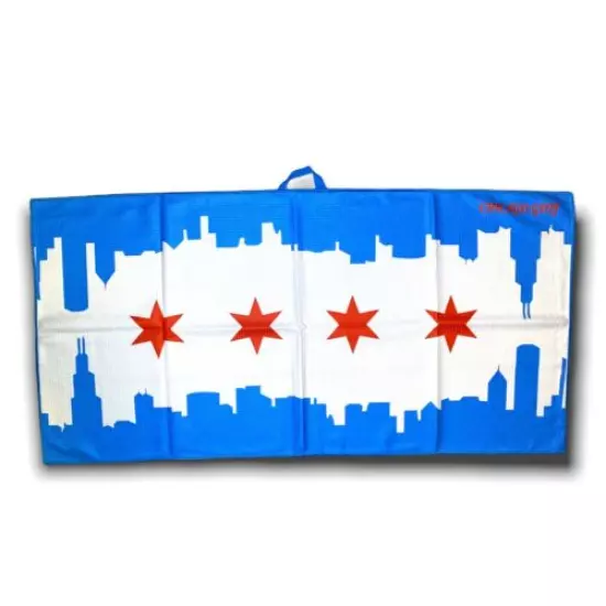 Chicago Golf Skyline Tour Players Towel Microfiber Waffle 