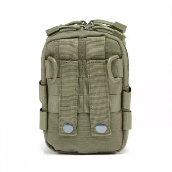 Tactical Molle Shoulder Bag Messenger Pack Handbag Carry Cell Phone Flashlight