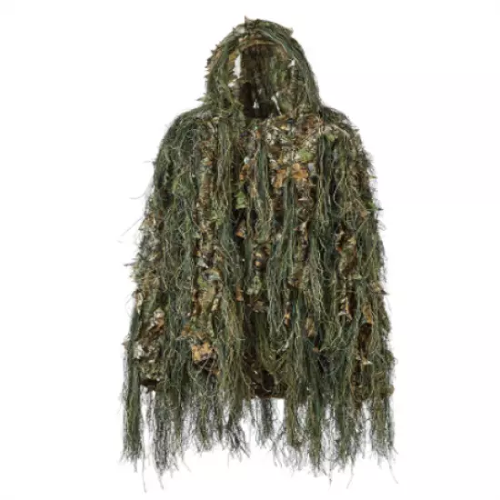 Ghillie Suit Hunting Woodland 3D Bionic Leaf Disguise Camouflage Suits