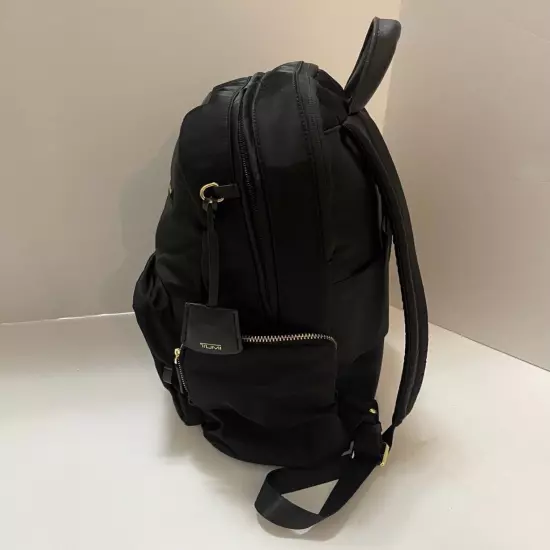 Tumi Voyageur Carson Backpack Black/Gold Hardware