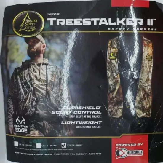 Hunter Safety System Treestalker Harness w/Elimishield Realtree 2X-Large/3X-LG