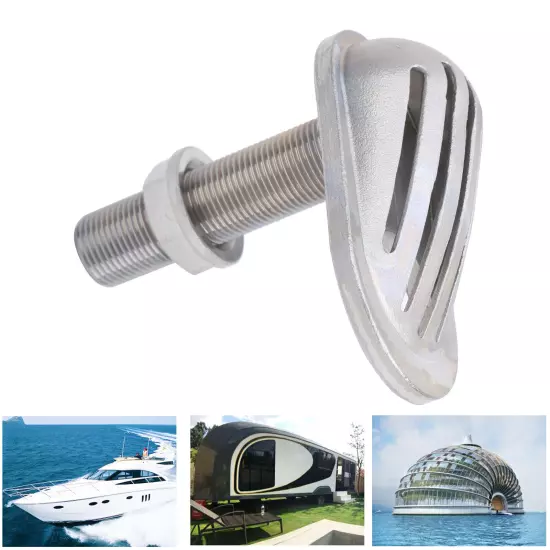 MJS023 Stainless Steel 316 Marine Boat Intake Strainer ThruHull Water Pickup