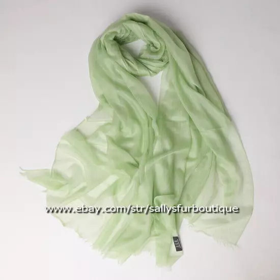 Sallys Pure Mongolian Cashmere 300s Wrap Shawl Ring Scarf Thin Soft 230 * 100 cm