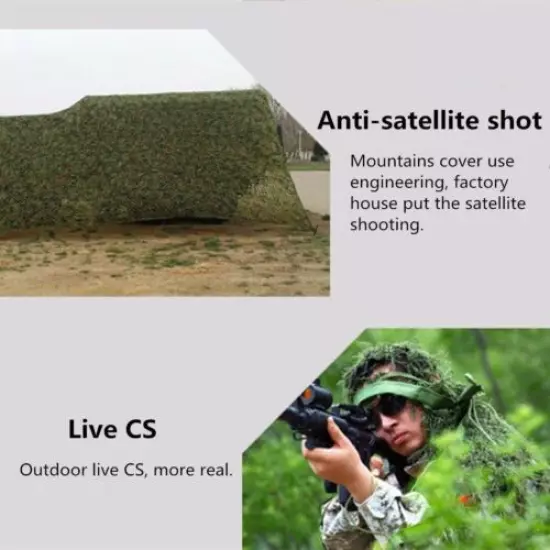 Net Military Camouflage Camo Single Woodland Netting Army Tent Shade