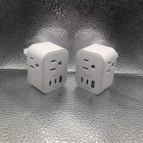 European Travel Plug Adapter 2 Pack Free Shipping