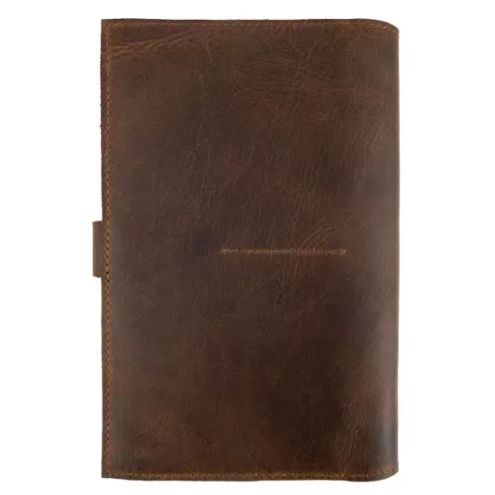 Handmade Travel Wallet Full Grain Leather Brown Family Passport Holder