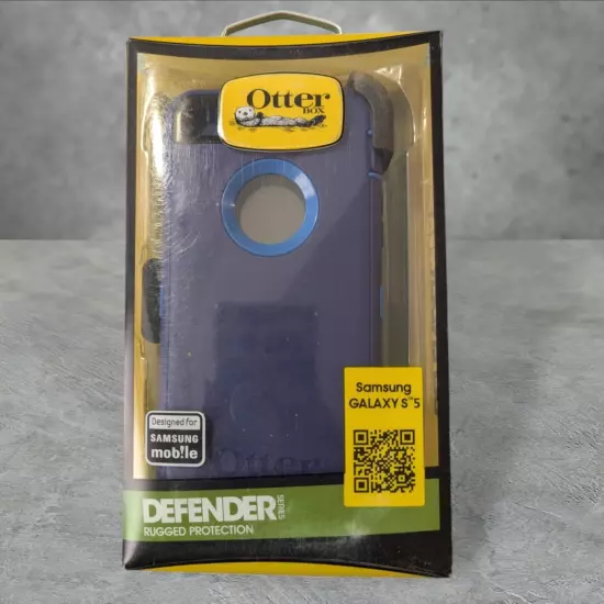 OtterBox Defender Holster Case For Samsung Galaxy S5 Purple See Description T7