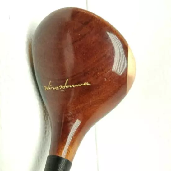 Vintage Persimmon Golf Club Driver Hiro Honma Titanium Boron Shaft # 1-Wood