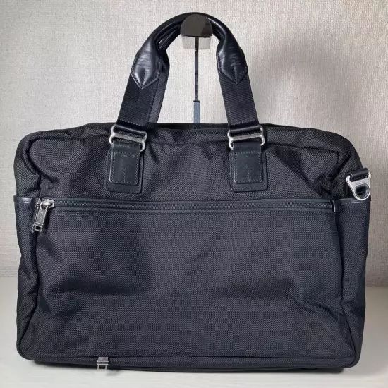 Tumi Business Bag Briefcase Nylon Leather 2Way Black