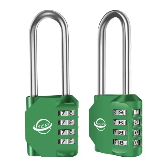 Combination Lock 2.5 Inch Long Shackle 4 Digit Outdoor Combination Padlock fo...