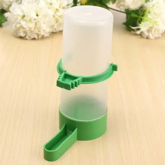 Bird Water Dispensers Pet Drinker Feeders For Cage Budgie Parakeet 60/140ml US *