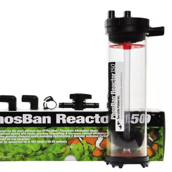 Phosban Reactor 150 Two Little Fishies PBR150 GFO Aquarium Phosphate Removal