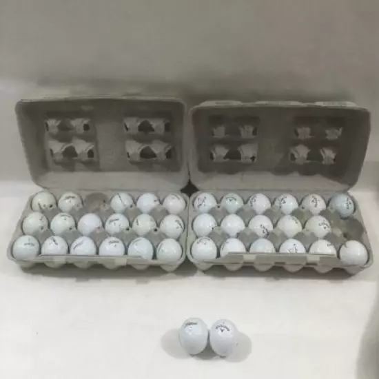 100 Titleist, Callaway, TaylorMade, Top Flite, And More Used Golf Balls