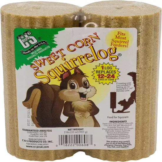 Sweet Corn Squirrelog, 6-Pack Refill