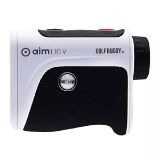 NEW 2019 GOLFBUDDY AIM L10V GOLF TALKING LASER RANGEFINDER BLACK/WHITE