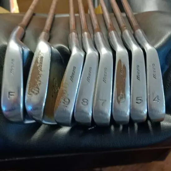 Mizuno T-Zoid Pro Forged Iron Set Golf Club. 4- 9 plus S & F Wedges. Pre-owned 