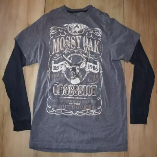 MOSSY OAK LONG SLEEVE HUNTING SHIRT SIZE M TSHIRT REALTREE