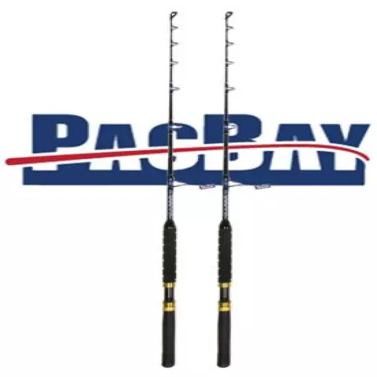 PAIR OF XCALIBER MARINE RODS TURBO GUIDES 30-50LB