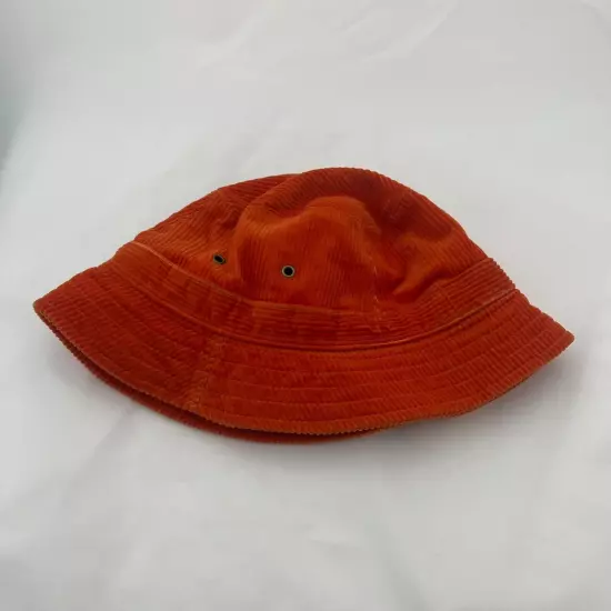 J. Crew Orange Corduroy 100% Cotton Bucket Hat Women's S/M